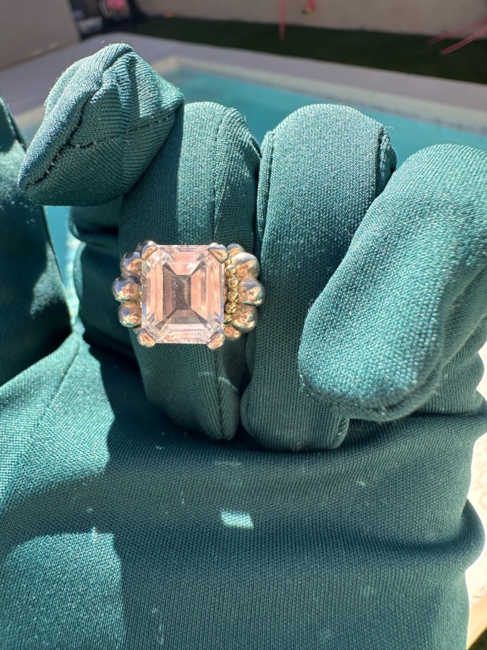 LAGOS Glacier Topaz Caviar Collection Ring - Picture 10 of 10
